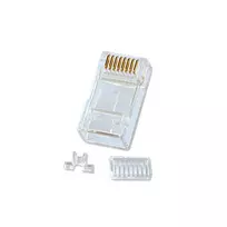 Lindy RJ-45 kištukas, neekranuotas, 8 kontaktų, CAT6, 10 vnt. pakuotė