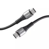 USB-C laidas INTENSO 7901000 — 1,5 m, juodas, USB-C į USB-C įkrovimo ir duomenų perdavimo laidas