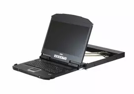 ATEN CL3800NW stovo konsolė 47 cm (18,5 colio) 1920 x 1080 pikselių Metalas, Plastikas Juoda 1U