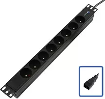 Maitinimo skirstytuvas Lanview TUPS055 19 colių C20 8 lizdų – montuojamas stove