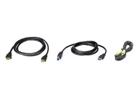 KVM laidas ATEN 2L-7D02UHX3 1,8 m USB HDMI
