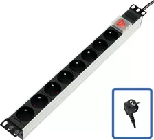 Lanview TUPS031 maitinimo paskirstymo blokas juodas 4000W 510mm
