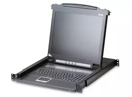 ATEN CL1000M konsolė su 43,2 cm (17 colių) LCD ekranu, 1U