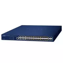 PLANET GS-5220-16S8CR – valdomas tinklo jungiklis (switch) – 24 Gigabit SFP + 8 bendri 10/100/1000 prievadai – montuojamas į stelažą
