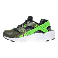 Nike Huarache Run Print GS Camo Vaikų sportbačiai Juodi Žali-Strike-Cargo-Khaki-Vidutinio alyvuogių 704943-007 36.5