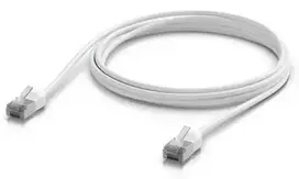 Tinklo laidas Ubiquiti UACC-Cable-Patch-Outdoor-C6A-2M-W RJ-45 Cat6a 2 m baltas