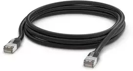 Tinklo laidas Ubiquiti UACC-CABLE-PATCH-OUTDOOR-3M-BK RJ-45 Cat5e 3m Juodas
