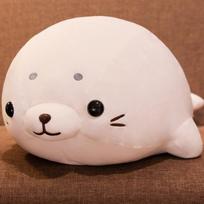 Mielas ruonis interneto įžymybė pliušinis žaislas pagalvė lėlė mieganti guli ant lovos lėlė mažas ruonis 50cm（0.3kg）