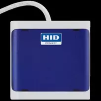 HID OMNIKEY 5022 CL (tamsiai mėlyna) – belaidis kortelių skaitytuvas 13,56 MHz, USB A, CCID