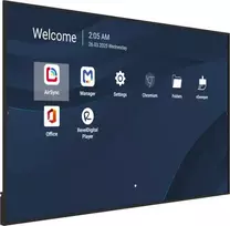 ViewSonic 86 colių 4K profesionalus komercinis ekranas su ProAV integracija