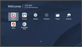 Komercinis 86 colių 4K LCD ekranas VIEWSONIC CDE8614-2C, 3840x2160, 500 cd/m², Android 14, Wi‑Fi, 24/7