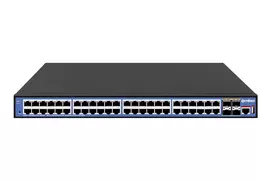 Valdomas L3 tinklo jungiklis ERNITEC ELECTRA-M248-1GB-800W — 48× Gigabit, 800W PSU