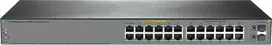 Valdomas 24 prievadų HP Enterprise OfficeConnect 1920S jungiklis JL384A-RFB, 2 sluoksnio funkcijos, montuojamas į stelažą