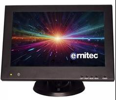 Ernitec 0070-24110-M monitorius 25,4 cm (10 colių) 1920 x 1080 pikselių Full HD LED juodas
