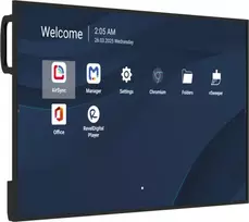 Profesionalus komercinis ekranas VIEWSONIC 43 colių (109,2 cm) 4K UHD LCD, 500 cd/m², Android 14, 24/7, Wi‑Fi
