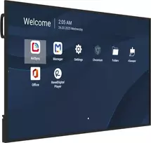 Profesionalus 65 colių 4K komercinis ekranas VIEWSONIC CDE6531-1C, 3840×2160, 500 cd/m², Android 14, 24/7, VESA