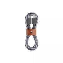 Laidas Lightning Native Union BELT-KV-CL-ZEB-2 1,2 m USB C juodai baltas