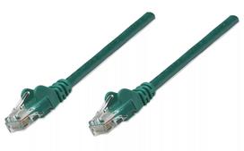 Intellinet tinklo laidas Cat5e, 5 m, žalias, CCA, U/UTP, PVC, RJ45, auksuoti kontaktai, be kliūčių, su apsauga, viso gyvenimo garantija