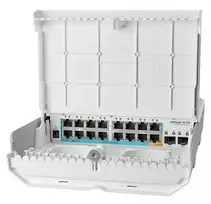 MikroTik netPower 15FR – lauko Ethernet jungiklis su reversiniu PoE
