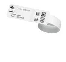 Zebra 10031289K apyrankė naujagimiams balta ligoninės apyrankė