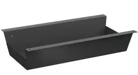 Tiesus kabelių dėklas Bachmann CONI COVER juodas plieninis 430x190x119 mm
