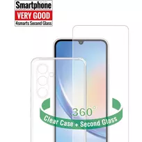 4smarts 540694 Dėklas Samsung Galaxy S23 FE, smūgiams atsparus, nuo įbrėžimų apsaugantis, skaidrus