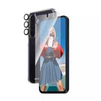 PanzerGlass ® 3 viename apsaugos rinkinys Samsung Galaxy A35 5G | Ultra-Wide Fit su EasyAligner