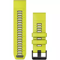 Garmin QuickFit 010-13393-08 Graphite Yellow – Silikoninis 26 mm dirželis