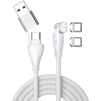 USB kabelis 4smarts 541236 USB 2.0 1,8 m USB C baltas