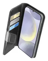 Cellularline Book Agenda 2 Case BOOKAG2GALS25K Samsung S25 atverčiamas dėklas, juodas
