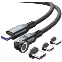 USB-C laidas 4smarts GravityCord 240W 1,8 m – USB-C į USB-C didelės galios įkrovimui ir duomenims