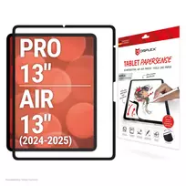 Displex TABLET PAPERSENSE apsauginė plėvelė iPad Pro 13'' (2024)/Air 13'' (2025/2024), nuimama rašymo ir piešimo plėvelė su popieriaus pojūčiu