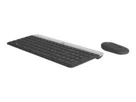 Belaidis klaviatūros ir pelės rinkinys Logitech MK470 Slim Combo (grafitas)