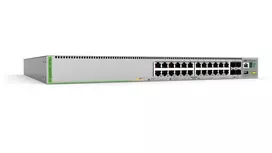 Allied Telesis AT-GS980MX/28PSM-50 valdomas L3 Gigabit Ethernet tinklo jungiklis su PoE, 1U, pilkas