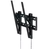 HAGOR BL Tilt 400 – sieninis laikiklis plokščiaekraniams televizoriams, juodas, 81–124 cm (32–49 col.), iki 400×400 mm