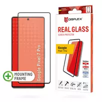 Displex Full Cover apsauginis stiklas (10H) Google Pixel 7 Pro, su Eco montavimo rėmeliu