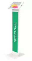 Compulocks iPad 10,9 colio 10-osios kartos Swell Enclosure Floor Stand baltas