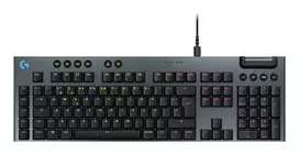 Logitech G915 X Black – laidinis mechaninis žaidimų klaviatūra su RGB apšvietimu