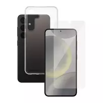 PanzerGlass SAFE. 2-in-1 komplektas Samsung Galaxy S24 – grūdintas stiklas + TPU nugarėlė, skaidrus, 50 vnt.