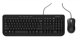 Incase Designed by Microsoft Wired Desktop 600 klaviatūra su pele, universali USB, QWERTY prancūziška, juoda