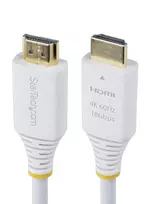 StarTech.com 1,8 m Premium sertifikuotas didelės spartos HDMI kabelis, 4K 60Hz/1440p 144Hz, HDR10/HDCP 2.2/ARC, 18Gbps, UHD HDMI 2.0, baltas