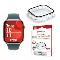 Apsauginė plėvelė visam korpusui e.v.i. DISPLEX Apple Watch Series 10 42mm permatoma