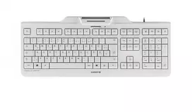 CHERRY KC 1000 SC klaviatūra, USB, pilno dydžio, QWERTY nordiška, juoda