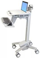 Multimedijos vežimėlis Ergotron StyleView EMR Laptop Cart SV40, aliuminis, pilka, balta