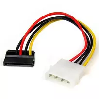 StarTech.com 6 colių LP4 į kairįjį kampą SATA maitinimo adapterio laidas