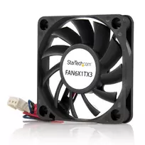 StarTech.com 60x10mm atsarginis kompiuterio korpuso ventiliatorius su rutuliniais guoliais ir TX3 jungtimi