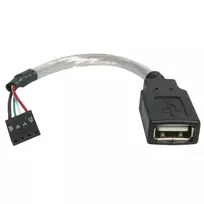 StarTech.com 6 colių USB 2.0 laidas - USB A lizdas į pagrindinės plokštės 4 kontaktų USB lizdą