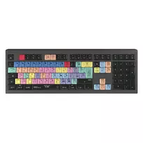 Logickeyboard Adobe Premiere Pro CC Astra 2 klaviatūra Universal USB QWERTZ vokiška pilka