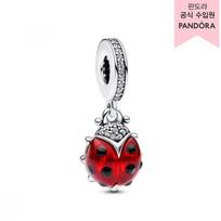 Pandora Red Ladybug Dangle Charm 792571c01 Single option