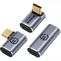 USB-C adapteris GrauGear G-AD-40G-3 — 40Gbps, aliuminis, 3 vnt. rinkinys